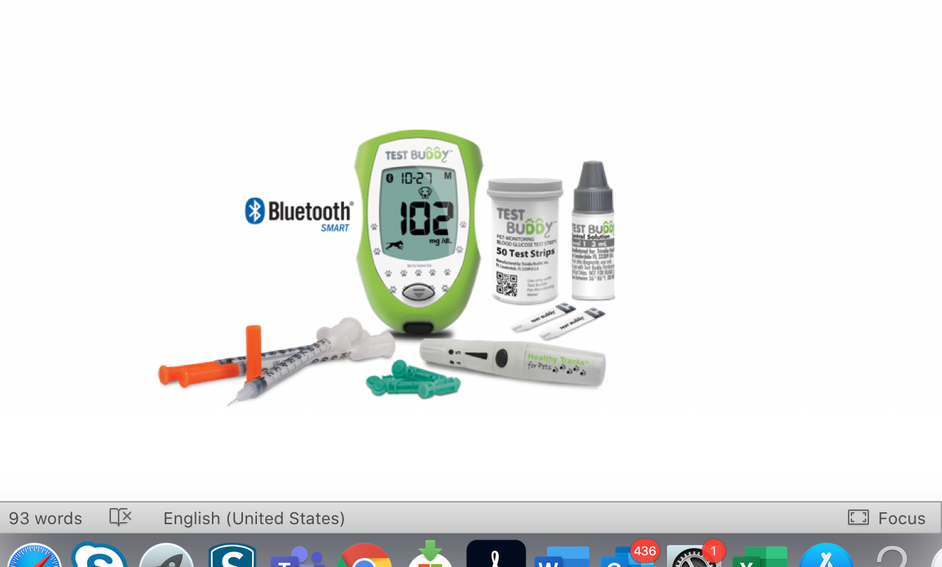 test buddy pet blood glucose monitor