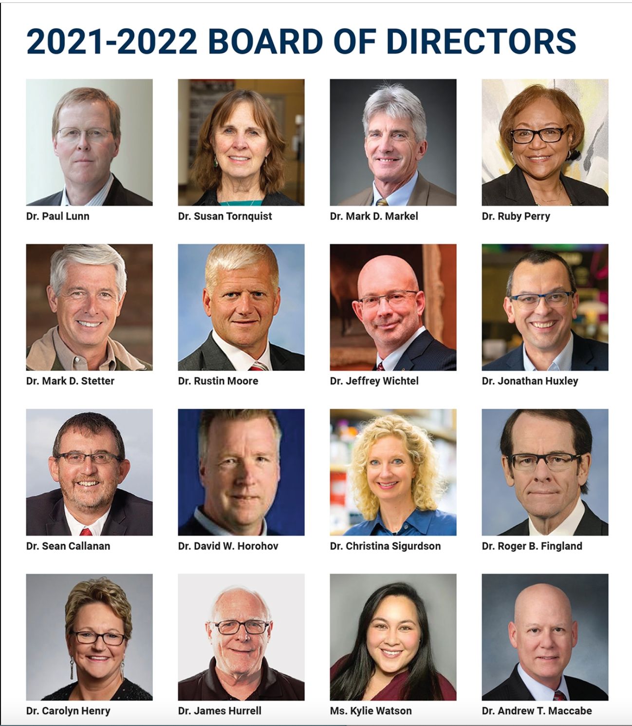 AAVMC announces 2021-2022 board of directors