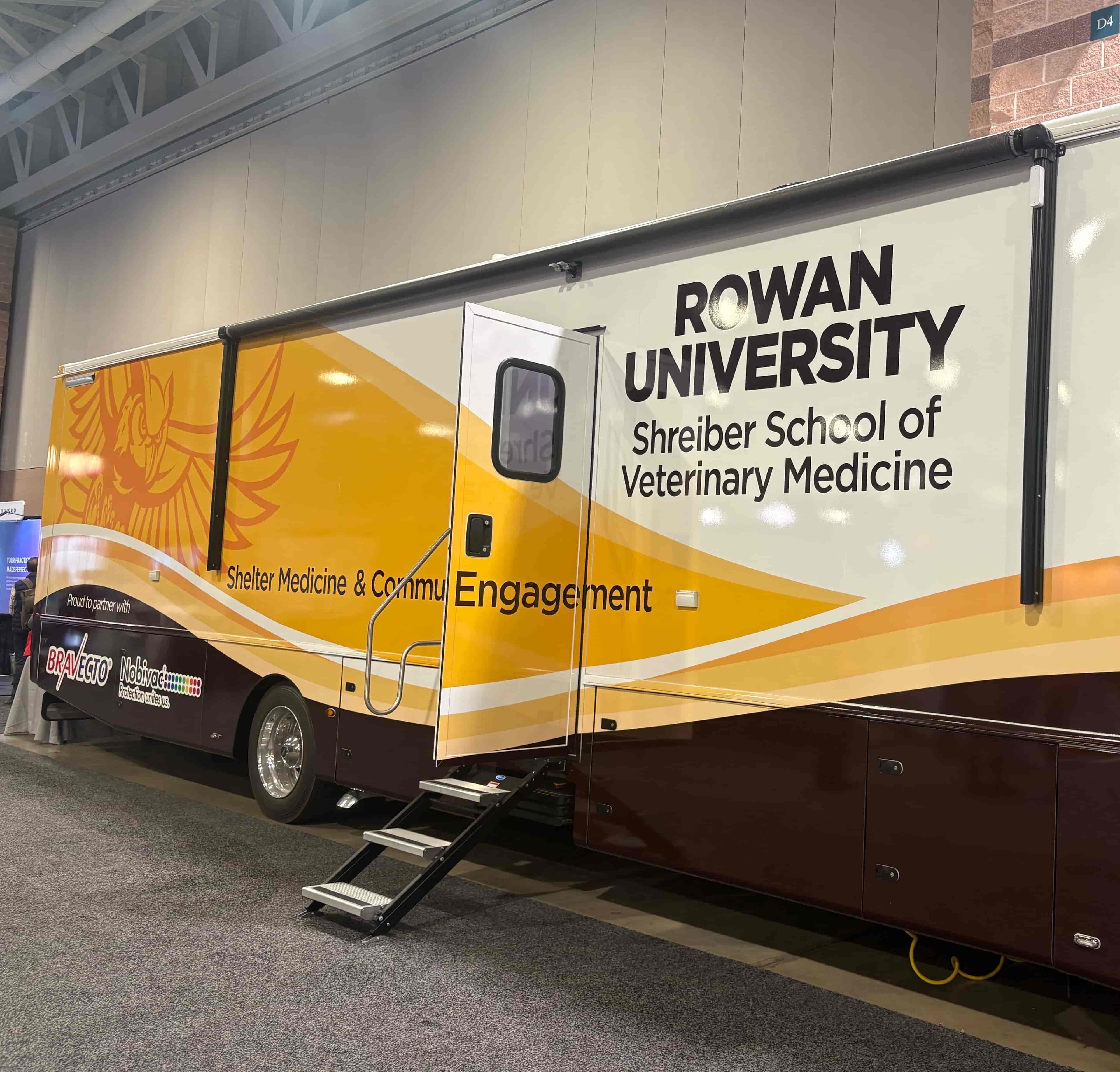 Rowan University mobile veterinary unit