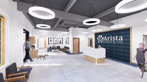 Rendering of Arista Advanced Pet Care in Atlanta, Georgia. (Photo courtesy of  Arista Advanced Pet Care and Business Wire)