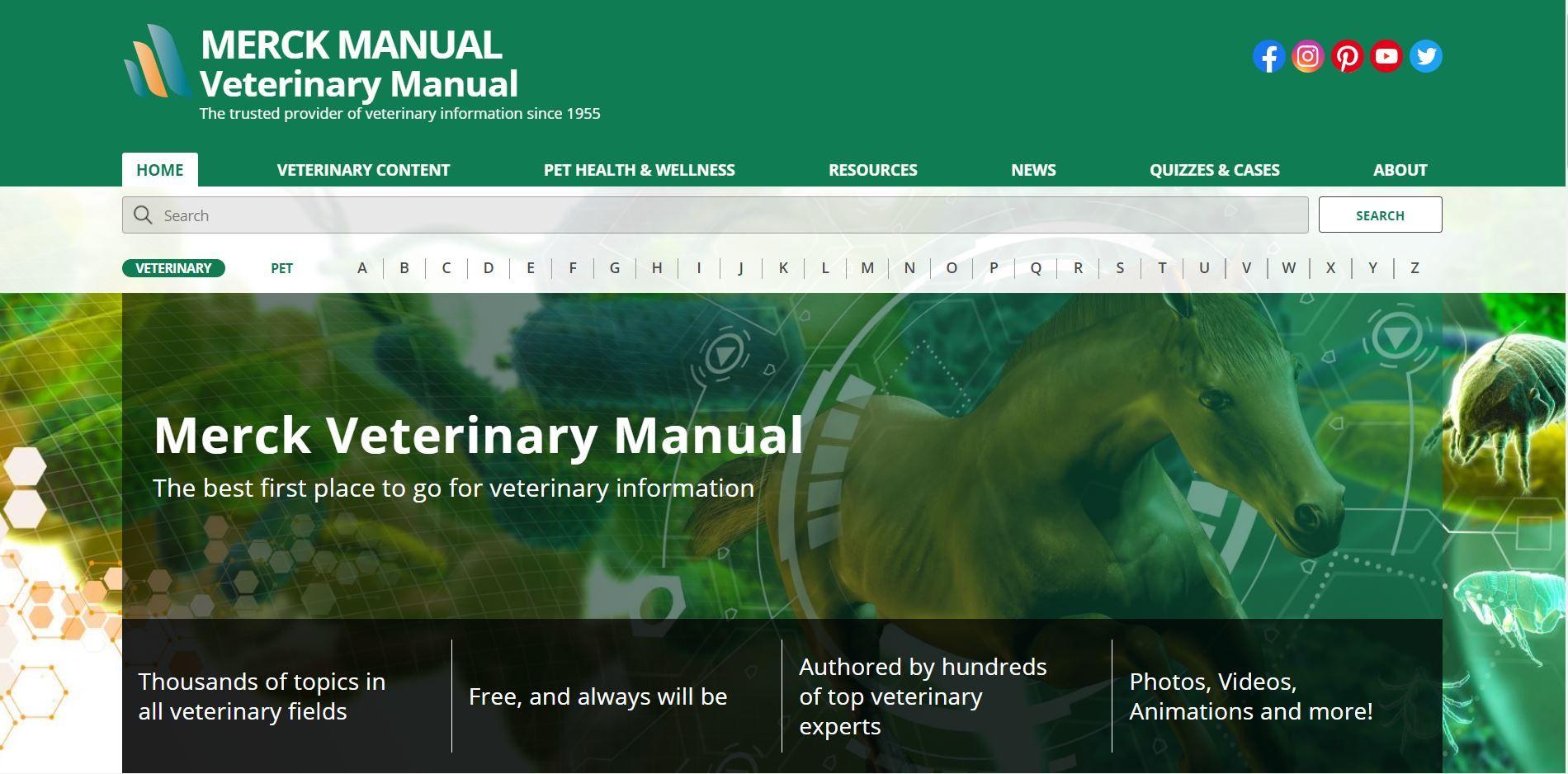 Merck Veterinary Manual website gets a makeover 