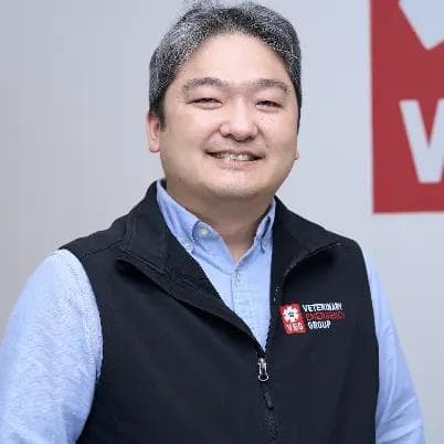 Kenichiro Yagi, MS, RVT, VTS (ECC), (SAIM), chief veterinary nursing officer for Veterinary Emergency Group (Image courtesy of Veterinary Emergency Group)