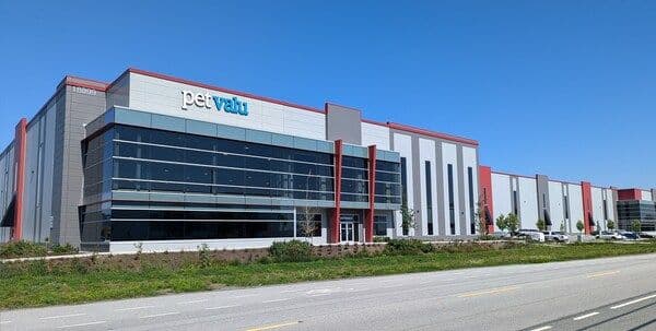 Surrey Distribution Center in British Columbia. (Photo courtesy of Pet Valu Holdings Ltd)